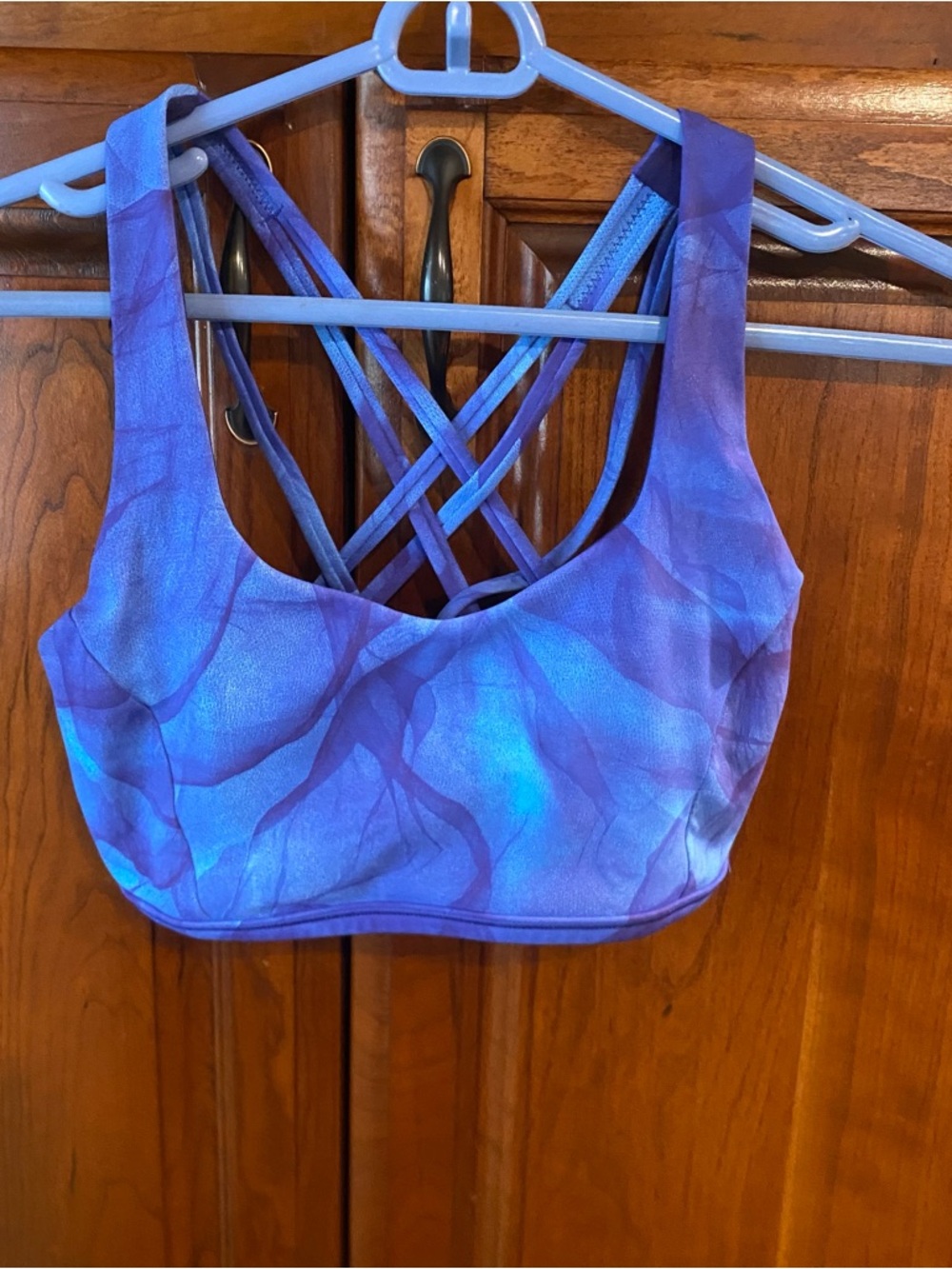 Lululemon Free to Be Tranquil Bra Midnight Tulle Multi